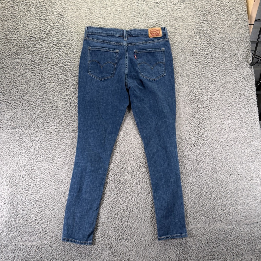 Levi's 311 Jeans Women's 31x29 Blue Cotton Denim Skinny Shaping Faded Distressed - Picture 5 of 11